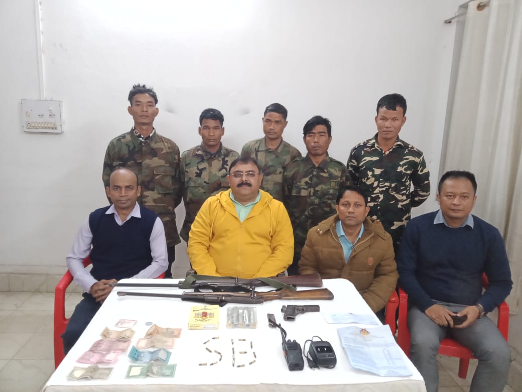 Nlft Sign Five NLFT extremist surrender with arms in Tripura - Tripura Chronicle