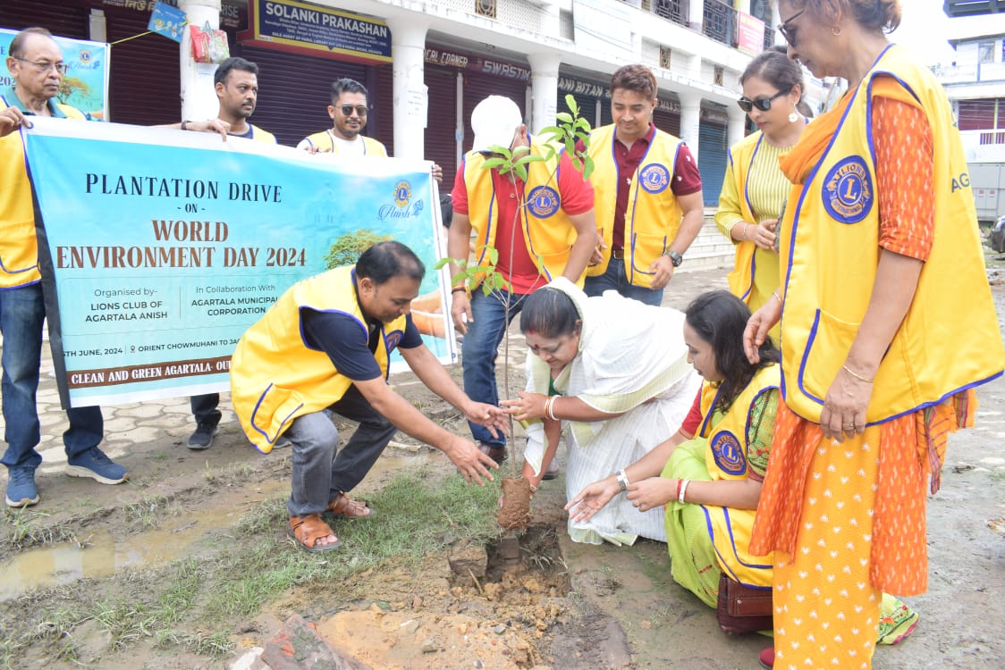Lions Club of Agartala ANISH leads the charge in environmental ...