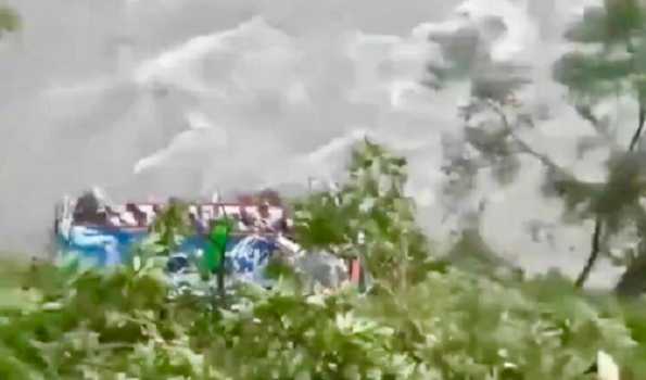 Around 14 killed, 16 injured as bus plunges into river in Nepal ...
