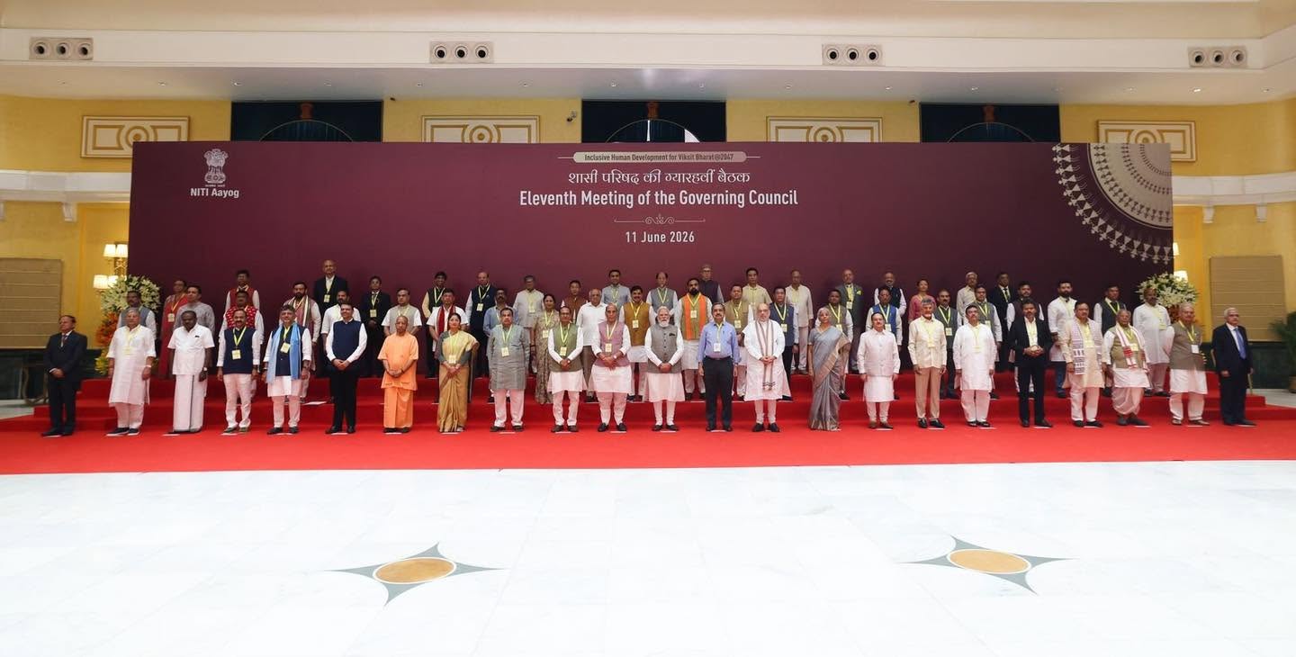 CM Showcases State’s Progress in Education, Startups, and Reforms at NITI Aayog Meeting