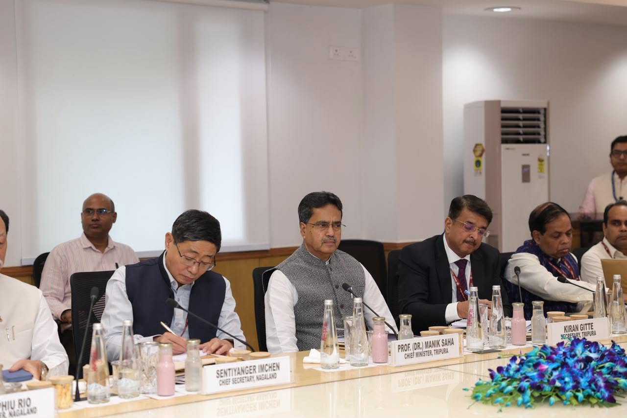 Tripura CM Seeks Focused Support for Growth for state during Niti Aayog meet